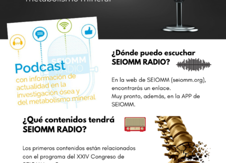 Ha nacido SEIOMM RADIO, la colección de podcasts con la que SEIOMM divulgará la investigación en el campo del hueso