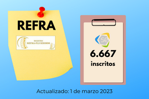 El Registro Español de Fracturas-FLS SEIOMM (REFRA) alcanza los 6.667 pacientes inscritos en marzo de 2023