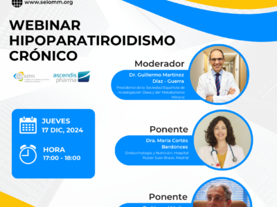 Webinar Hipoparatiroidismo Crónico Seiomm 2